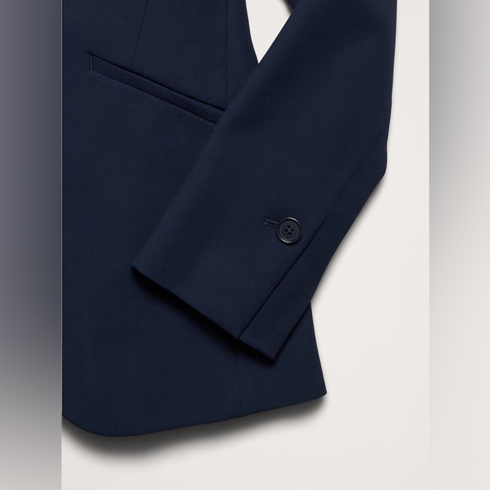 NWT! Banana Republic Hyper Navy Blue Slim Refined Blazer (#713521) 🐳 - Picture 6 of 6
